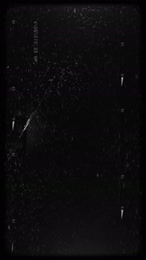 Vertical Grunge Film Overlay with Scratches and Dust