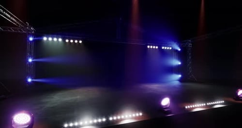 Dynamic Stage Lighting Event Background Animation