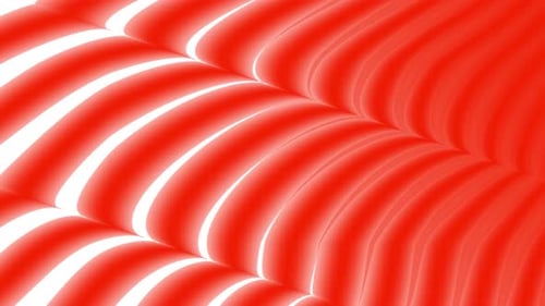 Abstract Red and White Glowing Fluid Motion Background