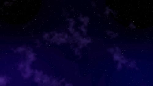 Abstract Stars and Cloudly Sky