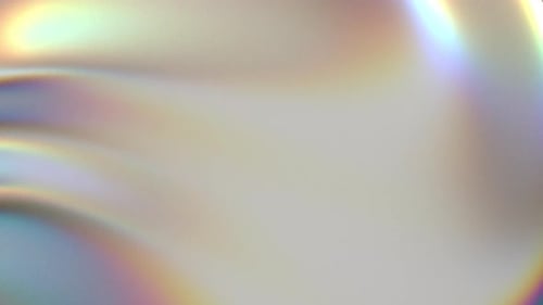 Smooth iridescent waving surface