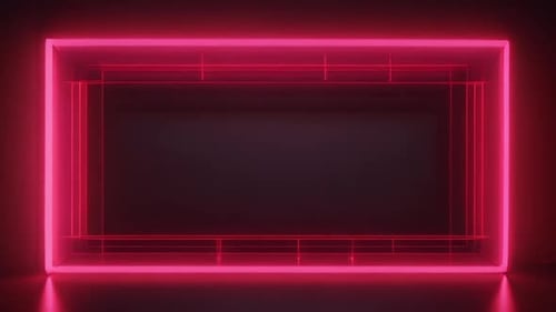 Futuristic Neon Frame
