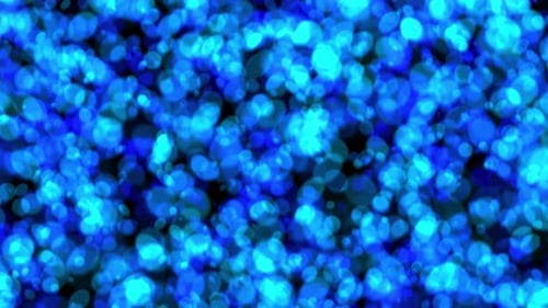 Animated Abstract Blue Light Particles Background