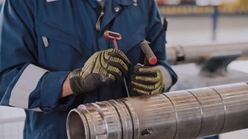 Poor Work Not Following Safety Regulations The Worker Drops the Tool