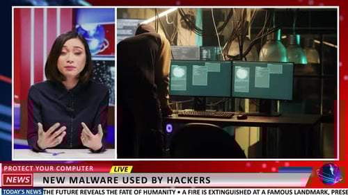 Presenter Addresses Hacking Attack Issue
