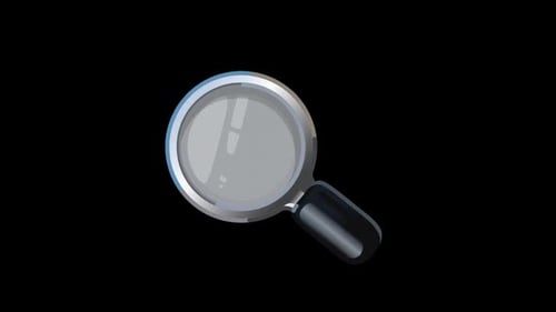 Animated Search Magnifying Glass Icon