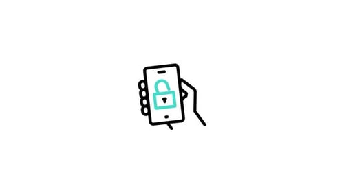 Bloquear icono animado