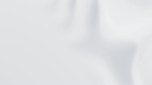 Abstract Reflective Ripples on White Surface Milky Water Waves Satin Crumples Loop 3d Render