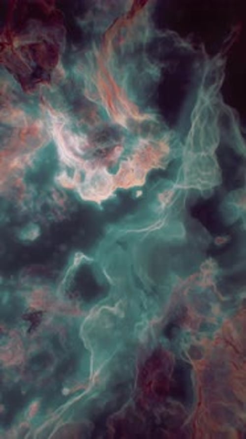 Ethereal Fluid Nebula Space Loop Background