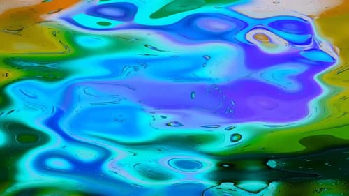 Vibrant Fluid Abstract Motion Background Loop
