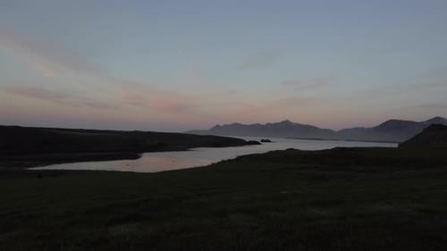Iceland Sunrise at Iceland Mountain