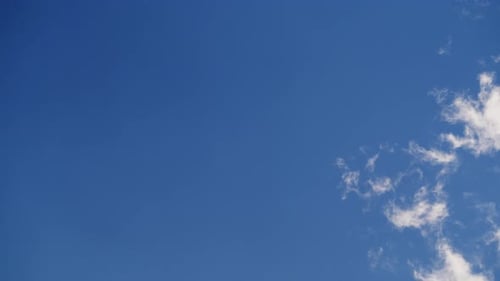 Timelapse shot of fast moving clouds