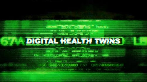 Glitch Effect Digital Text Reveal Title Animation