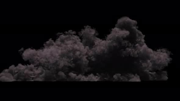 Powerful Explosion with Dynamic Smoke and Fiery Elements, Backgrounds ...