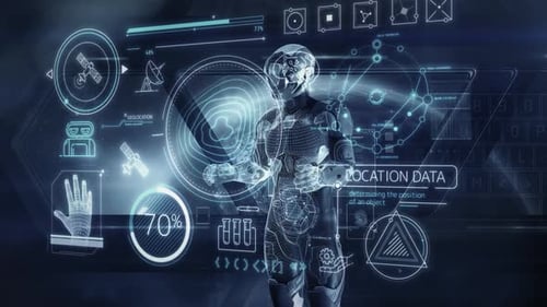 SciFi Space Satellite Communication From Orbit