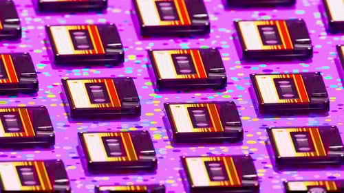 Retro Music Cassette Tapes Seamless Loop Background