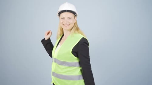 Dancing engineer.