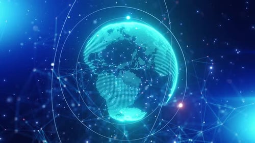 Digital Globe Background