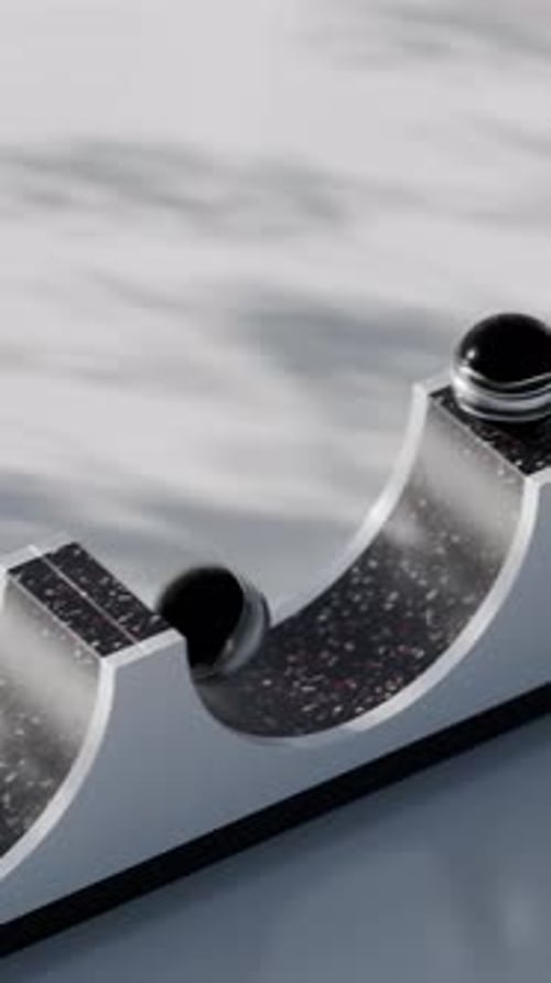 Animação 3D Slide Balls Loop