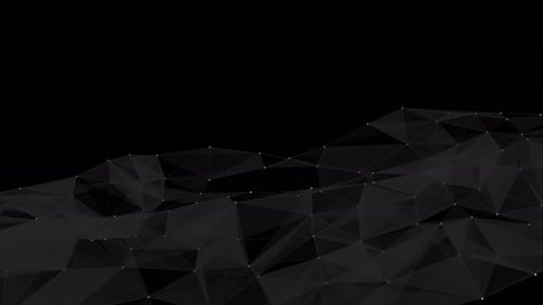 Geometric Digital Plexus Flying Through A Complex Digital Network Technology Big Data