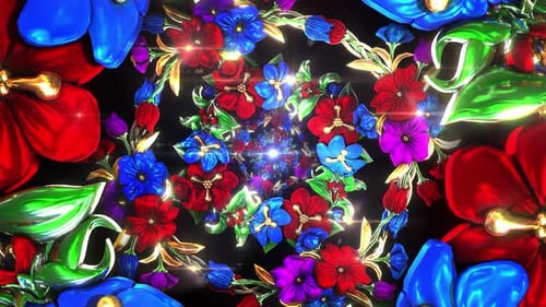 Floral Ornaments Tunnel