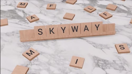 Un mot de Skyway sur le Scrabble