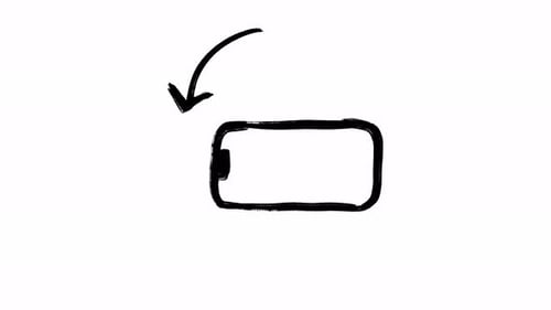 Drehen Sie mobile Animationen in handgezeichneter Stop Motion von der vertikalen zur horizontalen Ausrichtung