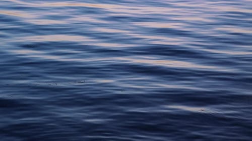 Rippling Water at Sunset