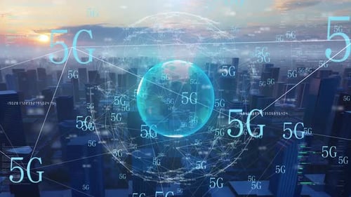 5g Communication And Internet Digital Smart City