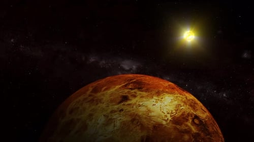 Rotating Rocky Planet and Star in Dark Space