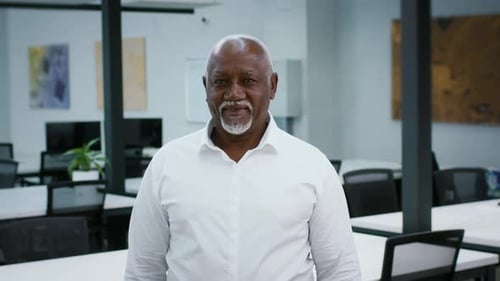 Businessman in an Office Setting Exuding Confidence and Professionalism