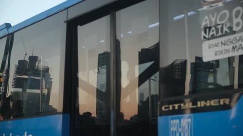 reflection city jakarta