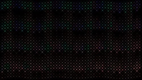Colorful Abstract Sparkling Light Grid Motion Background