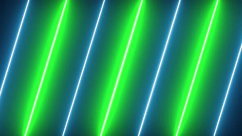 Animated Futuristic Neon Lines Moving Background