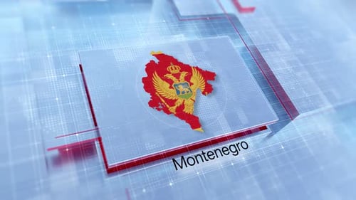 Displaying The Montenegro Map