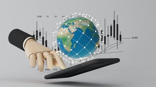 Global Finance and Technology Concept