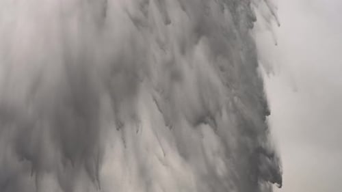 Dramatic Waterfall Pours with Immense Natural Power