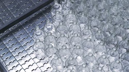 Automated Bottle Conveyor Factory Ambience