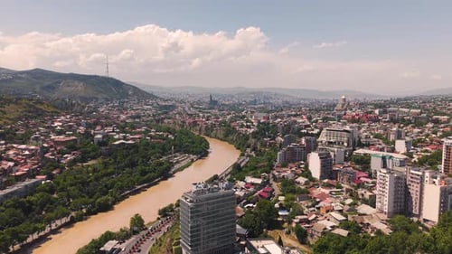 Aerial View of Tbilisi