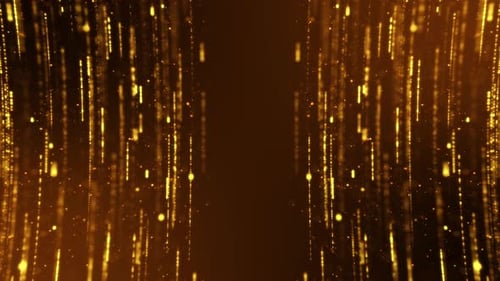 Elegant Gold Particles Background