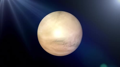 Venus Planet Seamlessly Rotating