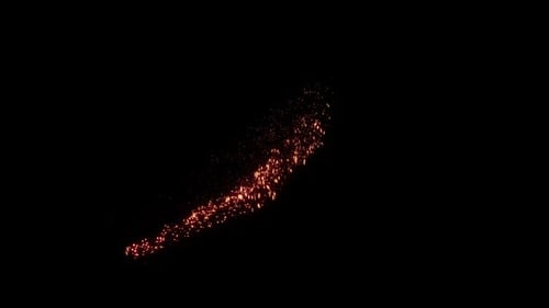 Magic Sparkler Particle Line Reveal