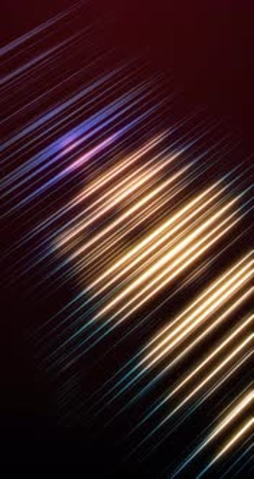 Abstract Neon Speed Lines Animated Loop Background