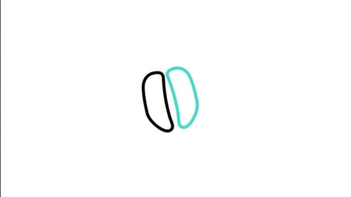 Animiertes Kuh-Symbol