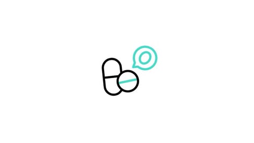 Icono animado de píldoras