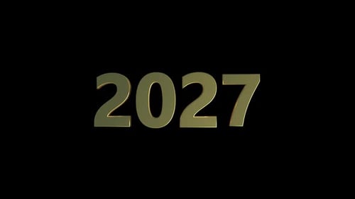 Transform From 2027 Into 2028 New Year