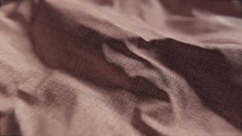 Moving Red Fabric Material Texture Wave