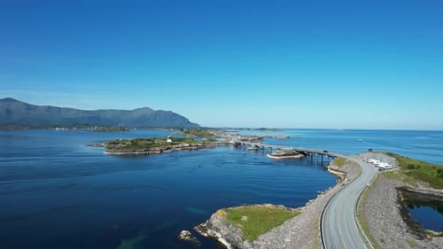 Incroyable route de l'Atlantique