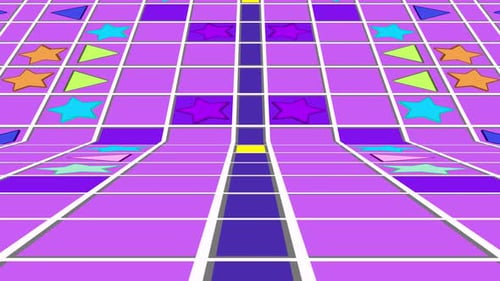 Abstrakter Retro-Stil der 80er bis 90er Jahre, niedlicher und trendiger Gitterhintergrund, bunter Hintergrund.
