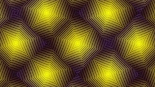 Pulsating Abstract Geometric Pattern Background Loop